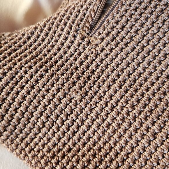 The SAK large brown woven lined HOBO bag BOHO - Picture 6 of 10